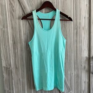 Zyia active athletic tank sea foam green.